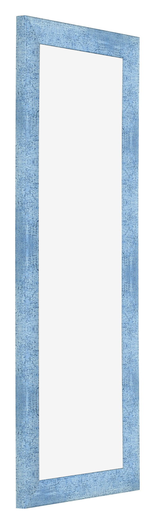 Cadre Photo 37 5x98cm Bleu Brillant Patine MDF Pisa De Face Oblique | Yourdecoration.fr