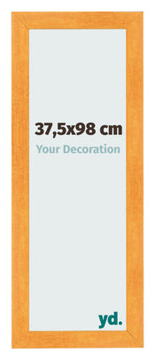 Cadre Photo 37 5x98cm Orange MDF Pisa De Face Mesure | Yourdecoration.fr