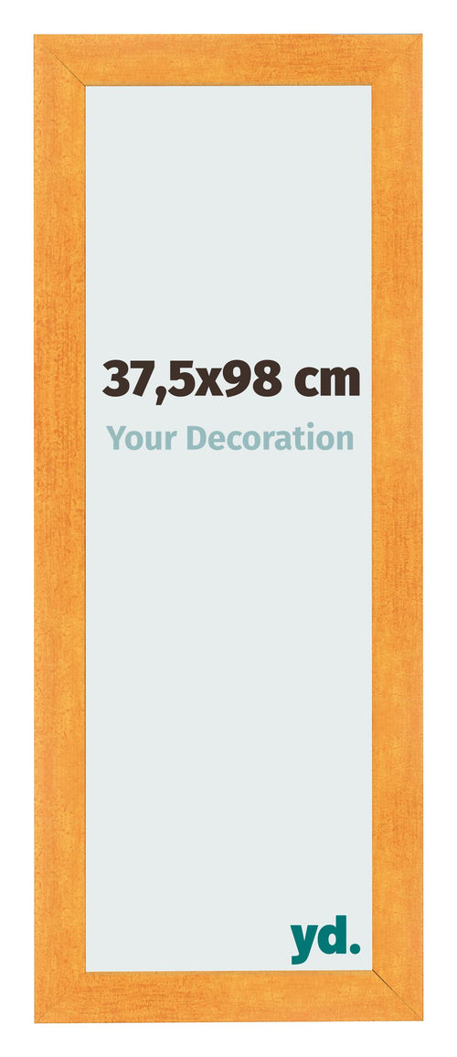Cadre Photo 37 5x98cm Orange MDF Pisa De Face Mesure | Yourdecoration.fr