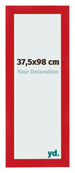 Cadre Photo 37 5x98cm Rouge MDF Pisa De Face Mesure | Yourdecoration.fr