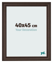 Cadre Photo 40x45cm Chene Fonce MDF Lazio De Face Mesure | Yourdecoration.fr