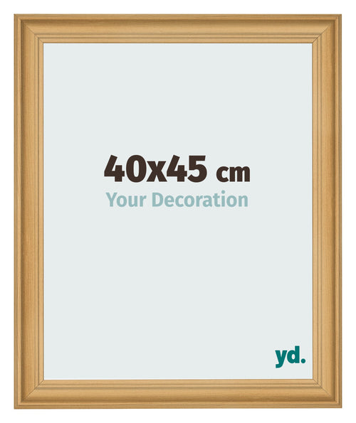 Cadre Photo 40x45cm De Pin Grain de Bois MDF Lazio De Face Mesure | Yourdecoration.fr