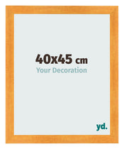 Cadre Photo 40x45cm Orange MDF Pisa De Face Mesure | Yourdecoration.fr