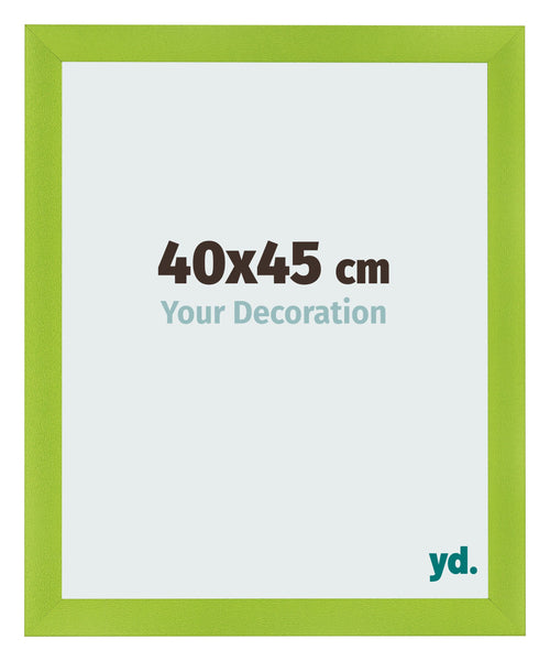 Cadre Photo 40x45cm Vert MDF Pisa De Face Mesure | Yourdecoration.fr