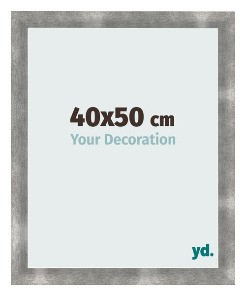 Cadre Photo 40x50cm Metal Vintage MDF Pisa De Face Mesure | Yourdecoration.fr