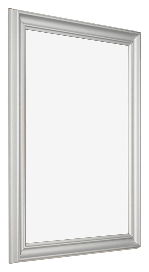 Cadre Photo 40x55cm Argent Mat MDF Lazio De Face Oblique | Yourdecoration.fr