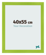 Cadre Photo 40x55cm Vert MDF Pisa De Face Mesure | Yourdecoration.fr