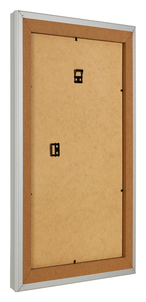Cadre Photo 40x60cm Argent Mat MDF Lazio Arriere Oblique | Yourdecoration.fr