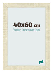 Cadre Photo 40x60cm Chene Sonoma MDF Pisa De Face Mesure | Yourdecoration.fr