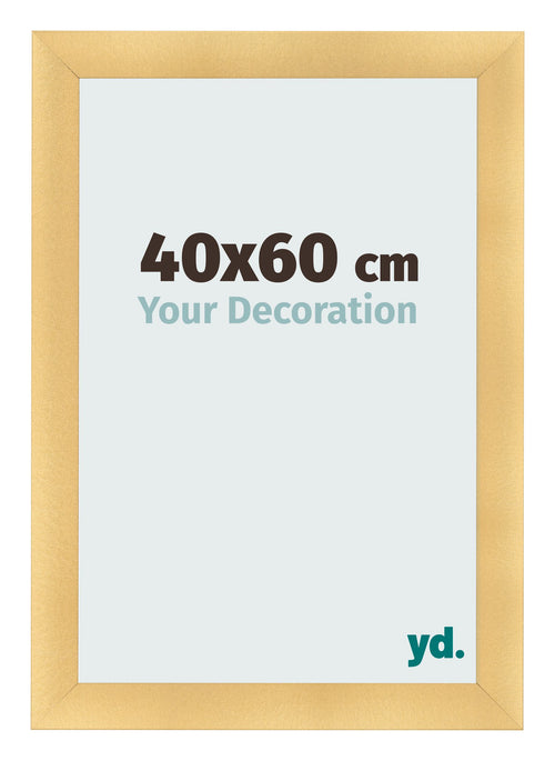 Cadre Photo 40x60cm Or Vintage MDF Pisa De Face Mesure | Yourdecoration.fr