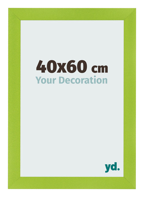 Cadre Photo 40x60cm Vert MDF Pisa De Face Mesure | Yourdecoration.fr