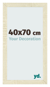 Cadre Photo 40x70cm Chene Sonoma MDF Pisa De Face Mesurev | Yourdecoration.fr