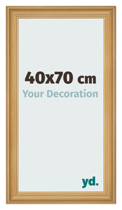 Cadre Photo 40x70cm De Pin Grain de Bois MDF Lazio De Face Mesure | Yourdecoration.fr