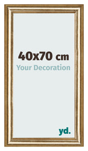 Cadre Photo 40x70cm Or Antique MDF Lazio De Face Mesure | Yourdecoration.fr