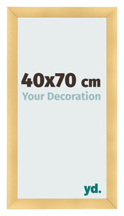 Cadre Photo 40x70cm Or Vintage MDF Pisa De Face Mesure | Yourdecoration.fr