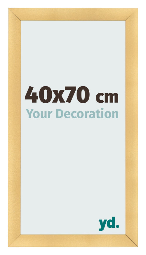 Cadre Photo 40x70cm Or Vintage MDF Pisa De Face Mesure | Yourdecoration.fr