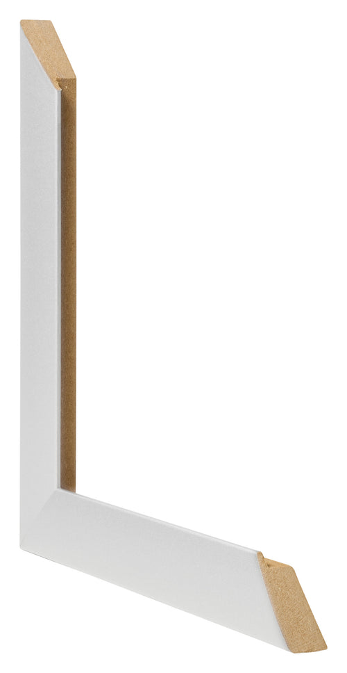 Cadre Photo 40x80cm Argent Noir Patine MDF Pisa Detail Intersection | Yourdecoration.fr