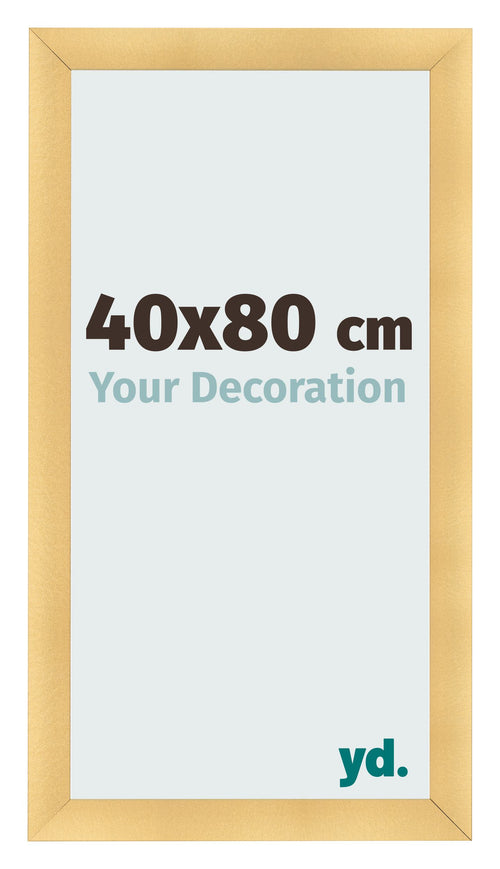Cadre Photo 40x80cm Or Vintage MDF Pisa De Face Mesure | Yourdecoration.fr