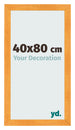 Cadre Photo 40x80cm Orange MDF Pisa De Face Mesure | Yourdecoration.fr