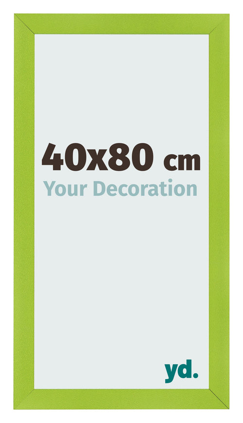 Cadre Photo 40x80cm Vert MDF Pisa De Face Mesure | Yourdecoration.fr