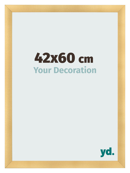 Cadre Photo 42x60cm Or Vintage MDF Pisa De Face Mesure | Yourdecoration.fr