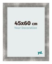 Cadre Photo 45x60cm Metal Vintage MDF Pisa De Face Mesure | Yourdecoration.fr