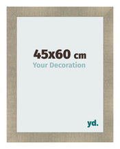 Cadre Photo 45x60cm Or Vintage MDF Pisa De Face Mesure | Yourdecoration.fr