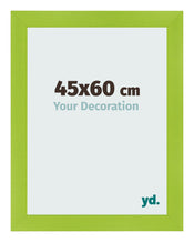 Cadre Photo 45x60cm Vert MDF Pisa De Face Mesure | Yourdecoration.fr