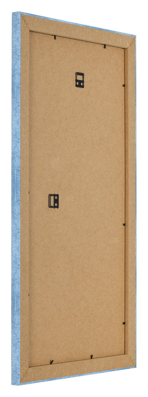 Cadre Photo 45x80cm Bleu Brillant Patine MDF Pisa Arriere Oblique | Yourdecoration.fr