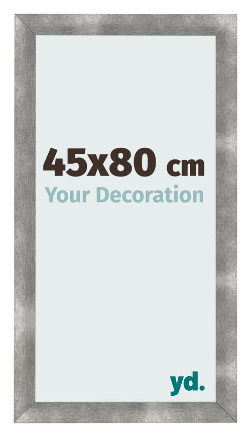 Cadre Photo 45x80cm Metal Vintage MDF Pisa De Face Mesure | Yourdecoration.fr