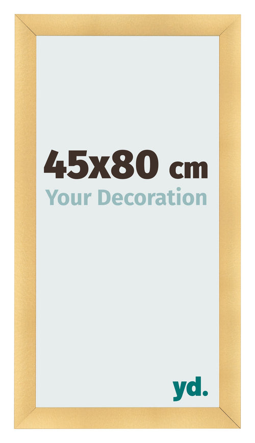 Cadre Photo 45x80cm Or Vintage MDF Pisa De Face Mesure | Yourdecoration.fr