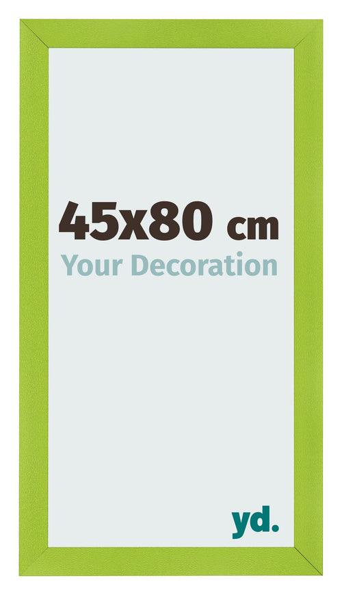 Cadre Photo 45x80cm Vert MDF Pisa De Face Mesure | Yourdecoration.fr