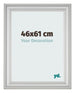 Cadre Photo 46x61cm Argent Mat MDF Lazio De Face Mesure | Yourdecoration.fr