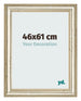 Cadre Photo 46x61cm Brillance Metallique MDF Lazio De Face Mesure | Yourdecoration.fr