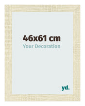 Cadre Photo 46x61cm Chene Sonoma MDF Pisa De Face Mesure | Yourdecoration.fr