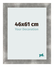 Cadre Photo 46x61cm Metal Vintage MDF Pisa De Face Mesure | Yourdecoration.fr