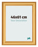 Cadre Photo 46x61cm Or Mat MDF Lazio De Face Mesure | Yourdecoration.fr