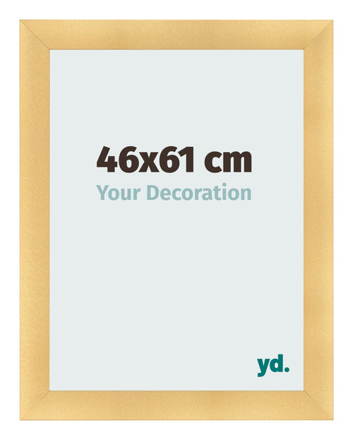 Cadre Photo 46x61cm Or Vintage MDF Pisa De Face Mesure | Yourdecoration.fr