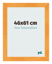 Cadre Photo 46x61cm Orange MDF Pisa De Face Mesure | Yourdecoration.fr