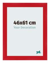 Cadre Photo 46x61cm Rouge MDF Pisa De Face Mesure | Yourdecoration.fr
