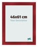 Cadre Photo 46x61cm Vin Rouge Patine MDF Pisa De Face Mesure | Yourdecoration.fr