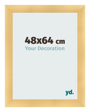 Cadre Photo 48x64cm Or Vintage MDF Pisa De Face Mesure | Yourdecoration.fr
