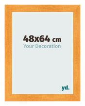 Cadre Photo 48x64cm Orange MDF Pisa De Face Mesure | Yourdecoration.fr