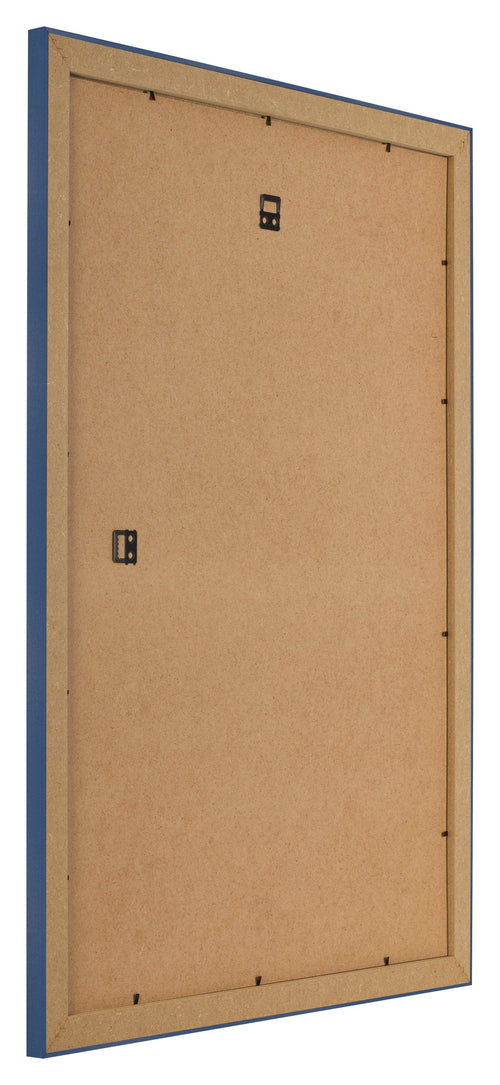 Cadre Photo 48x68cm Bleu Fonce Patine MDF Pisa Arriere Oblique | Yourdecoration.fr
