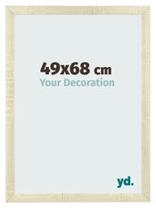 Cadre Photo 49x68cm Chene Sonoma MDF Pisa De Face Mesure | Yourdecoration.fr