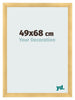 Cadre Photo 49x68cm Or Vintage MDF Pisa De Face Mesure | Yourdecoration.fr