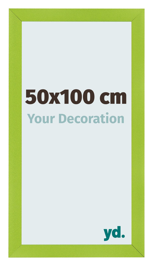 Cadre Photo 50x100cm Vert MDF Pisa De Face Mesure | Yourdecoration.fr