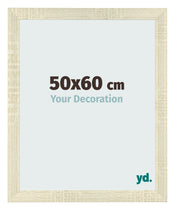 Cadre Photo 50x60cm Chene Sonoma MDF Pisa De Face Mesure | Yourdecoration.fr