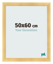 Cadre Photo 50x60cm Or Vintage MDF Pisa De Face Mesure | Yourdecoration.fr