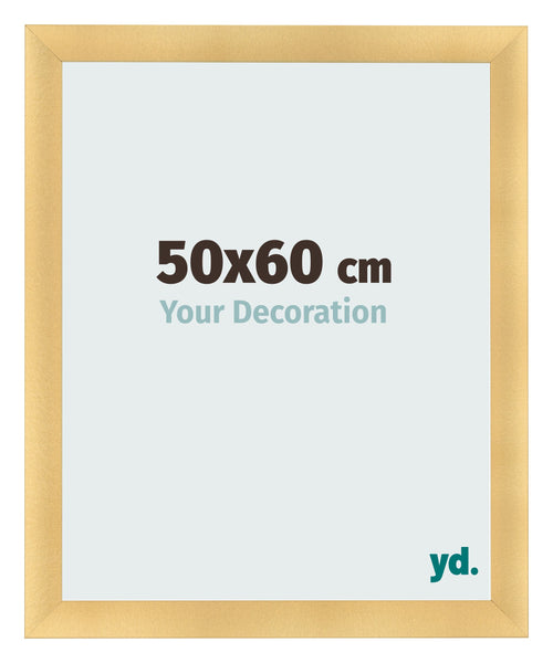Cadre Photo 50x60cm Or Vintage MDF Pisa De Face Mesure | Yourdecoration.fr